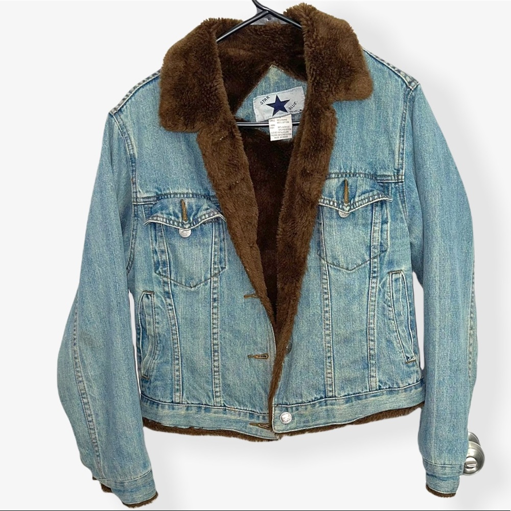 Vintage star blue Jean jacket from the late 80s